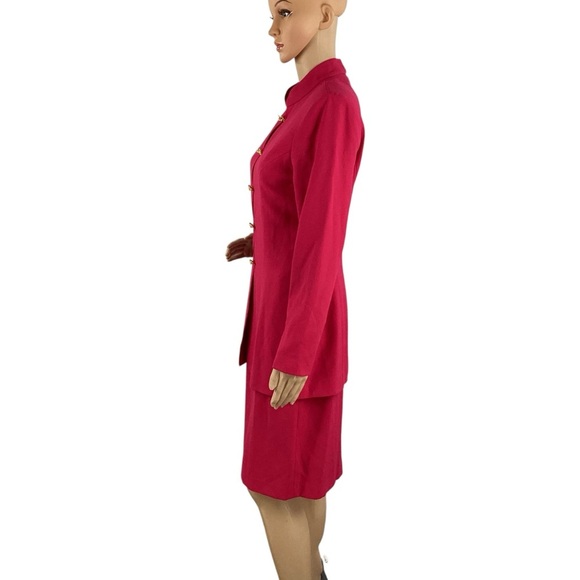 Kasper for A.S.L. Pink Jacket Dress Suit Style One-Piece Size 6 - Picture 4 of 7